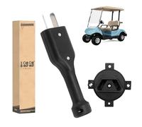 10L0L Golf Cart 2 Prong Crow Foot Charger Handle Plug & E-Way Plug Receptacle, Fits for Yamaha Electric Cart 36V Charger