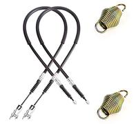 10L0L Golf Cart Brake Cables, Golf Buggy Brake Cable Return Springs + 42 Inch Golf Cart Brake Cable for Club Car DS 2000-up Gas & Electric, OEM# 102022101, 1013531
