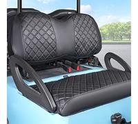 10L0L Golf Cart Deluxe Front Seat Cover Set for Club Car Precedent, Golf Cart Premuim Vinyl Leather Seat Covers,Waterproof,No Fadings,Durable and Comfortable