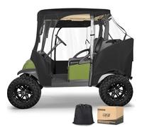 10L0L Golf Cart Enclosure for 2 Passenger Club Car DS and Precedent, Waterproof Windproof Oxford Cloth 4-Sided Full Protection Golf Buggy Keep Warm Cover Driving Enclosure