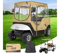 10L0L Golf Cart Enclosure for 2 Passenger EZGO TXT & RXV, 59" Roof
