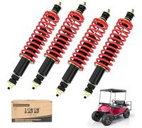 10L0L Golf Cart Front/Rear Absorber Shocks, Upgrade Coil Overload Heavy Duty Shock Absorber for EZGO TXT Medalist 1994-UP Gas or Electric, OEM#70928-G01 70630-G01 76418-G01(Red & Blue)