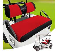 10L0L Golf Cart Seats Covers Full Set for Front Seat, Polyester Bench Seats Protectors, Universal Fit Accessories for EZGO TXT RXV & Club Car DS