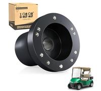 10L0L Golf Cart Steering Wheel Adapter for EZGO TXT/RXV/Valor and Marathon, Black