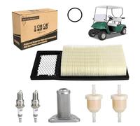 10L0L Golf Cart Tune Up Kit for EZGO TXT Medalist Marathon 1994-2005 295/350cc 4 Cycle Robins Motor, 72368G01 Air Filter 26591G01 Oil Filter Fuel Filter Spark Plug Service Kit