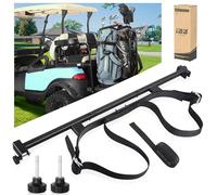 10L0L No-Drilling Golf Cart Bag Holder Bracket for 2+2 Golf Cart Rear Seat, with 1-Inch Square Tube, Adjustable Universal Golf Bag Attachment for Yamaha EZGO Club Car and Most Golf Carts