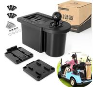 10L0L Portable Golf Ball Washer Golf Club Washer/Golf Ball Cleaner,Universal fit EZGO, Club Car and Yamaha,Detachable Base Bracket,Easy to Move …