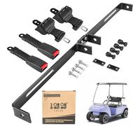 10L0L Universal 2 Passenger Golf Cart Seat Belt Bracket Kit for Yamaha，EZGO, Club Car, Fits Front Rear Seat with Bracket