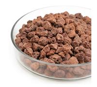 10LB Red Lava Rocks for Fire Pit & Fireplace, 0.4"-1.2" Volcanic Stones for Gas Fire Tables, Fire Bowls, for Garden Landscaping, Indoor Outdoor Use, Compatible with Natural Gas & Propane