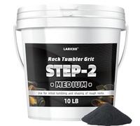 10LB Rock Tumbler Grit and Polish Refill, Step-2 Professional Polish Rock Tumbler Grit to Unlock Stunning Polished Stones. Ideal for National Geographic, KomeStone, and Other Polishers and Tumblers