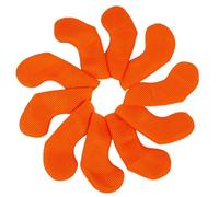 10lots Elastic Iron Headcover Breathable Meshes Protective Sleeves Golfs Accessory For Driver Fairways Hybrids Meshes Golf Iron Head Protectors