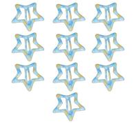 10lots Eye Catching Lattice Star Hairpin Children Cartoon Unisex Hair Clip For Enhancing Hairstyles In Various Settings Colorful Hair Clip