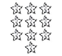 10lots Eye Catching Lattice Star Hairpin Children Cartoon Unisex Hair Clip For Enhancing Hairstyles In Various Settings