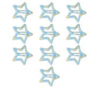 10lots Eye Catching Lattice Star Hairpin Children Cartoon Unisex Hair Clip For Enhancing Hairstyles In Various Settings