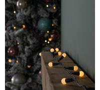 10m 100 LED Premier Multi Action Outdoor Pearl Christmas Lights Warm White