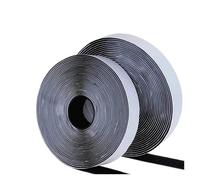 10M 20/30mm Sticker Tape Self-Adhesive Hook and Loop Adhesive Fixing Household Window Screens and Door Curtains (10Meter Black,20MM Wide)