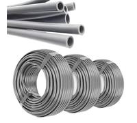 10M/20M/30M 1/4" 3/8" 1/2" Gray PE Hose for Home Garden Areenhouse Drip Irrigation Pipe OD-6mm OD-12mm OD-16mm Watering Tubeing(OD-6mm 5M(16.4FT))