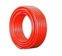 10M/20M/50M/100M Air Hose Pneumatic Tube Pipe Pu Hoses 4mm 6mm 8mm 10mm 12mm for Compressor Polyurethane Tubing(Orange 20m,10x6.5mm)