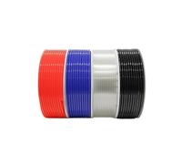 10M/20M/50M/100M Pneumatic Component Air Hose Tube Pipe 4mm 6mm 8mm 10mm 12mm Air Compressor Tubing(Orange 100m,10x6.5mm)