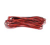 10M 22AWG Electrical Wire, 2 Core Black & Red Cable, Flexible and Extension Cable Tinned Copper Wire for Car, LED Strip Light, DIY Electronics, Low Voltage Projects