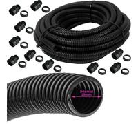 10m 25mm Outdoor External Cable Conduit Flexible Enclosure Trunking Tube CCTV