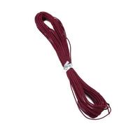 10M 27 Colors Wax Cotton Cord Thread String Strap DIY Woven Bracelet Necklace Jewelry Accessories For Making Bracelet-wine red-dia 1mm length 1m