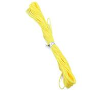 10M 27 Colors Wax Cotton Cord Thread String Strap DIY Woven Bracelet Necklace Jewelry Accessories For Making Bracelet-yellow-dia 1mm length 1m