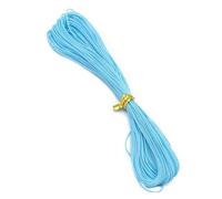 10M 27 Colors Wax Cotton Cord Thread String Strap DIY Woven Bracelet Necklace Jewelry Accessories For Making Bracelet-light blue-dia 1mm length 1m