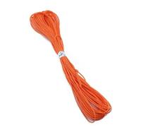 10M 27 Colors Wax Cotton Cord Thread String Strap DIY Woven Bracelet Necklace Jewelry Accessories For Making Bracelet-orange red-dia 1mm length 1m