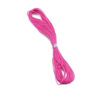10M 27 Colors Wax Cotton Cord Thread String Strap DIY Woven Necklace Jewelry Accessories For Making -hot pink-dia 1mm length 1m