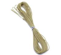 10M 27 Colors Wax Cotton Cord Thread String Strap DIY Woven Necklace Jewelry Accessories For Making -dark khaki-dia 1mm length 1m