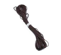 10M 27 Colors Wax Cotton Cord Thread String Strap DIY Woven Necklace Jewelry Accessories For Making -brown-dia 1mm length 1m