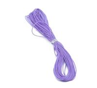10M 27 Colors Wax Cotton Cord Thread String Strap DIY Woven Necklace Jewelry Accessories For Making -light purple-dia 1mm length 1m