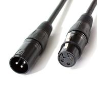 10m 3 Pin XLR Male to Female DMX Lighting Cable DJ Gig LED Signal Light Lead