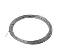 10m 304 Stainless Steel Wire Rope Soft Fishing Lifting Cable 7×7 Clothesline for Garden Climbing Plants, Picture Hanging,Clothe(1.5mm)