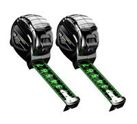10m/32.8ft Tape Measure, Tape Measure with Fluorescent, Retractable Measure Ruler, 32.8ft, Double-Sided Measurement,2 Pack, for Woodworking Construction Home