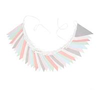 10M/33Ft Multicolor Bunting Banner Wedding For Birthday Baby Shower Party Decor-Nordic Color