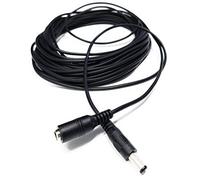 10m 5.5mm x 2.1mm DC Power Plug to Socket, Male to Female CCTV, LED, Modem Router, Music Instruments Extension Lead Cable 33ft Black