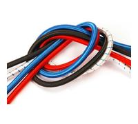10m 5mm Elastic Shock Cord Bungee Rope - Marine Grade Stretch Cord with Braided Polyester Cover, Durable Flexible Tie Down for Boat Rigging, Camping, Outdoor Use and DIY Projects,Colour - Black