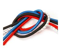 10m 5mm Elastic Shock Cord Bungee Rope - Marine Grade Stretch Cord with Braided Polyester Cover, Durable Flexible Tie Down for Boat Rigging, Camping, Outdoor Use and DIY Projects,Colour - White