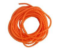 10M 6mm/8mm/10mm/12mm Line Organizer Pipe Protection Flexible Spiral Wrap Winding Cable Wire Protector Cable Sleeve Cover Tub(Orange,12mm)