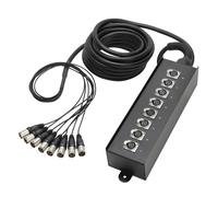 10m Adam Hall MultiCore 8 Input StageBox K8C10