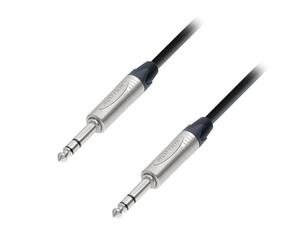 10m Adam Hall Neutrik Balanced Audio Cable 6.35mm Male Stereo Jack to 6.35mm Mal