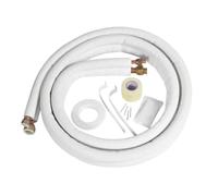 10M Air Conditioner Pair Coil Line Set 1/4" x 1/2" - Pre-Insulated Copper & Aluminium Refrigerant Pipe for Split Air Conditioner & Heat Pump Systems