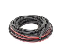10m Auto Accessories Double Layer Windshield Dustproof Weatherstrip Trunk Sealer Noise Insulation Car Door Seal Strip(10m)