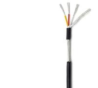 10m Black Shielded Wire Signal Cable 28 26 24 22 20 18 AWG Channel Audio 2 3 4 5 6 8 Core UL2547 Headphone Copper Control Wires(4 cores,26AWG)