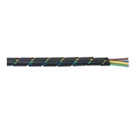 10m Black Spiral Wrap Cable Sleeving - 8 to 16mm Diameter - Abrasion Resistant