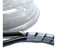 10m Cable Tidy Spiral Wrap for 12 20mm Lead Wire Binding Hide Management Neat