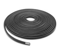 10M Car Door Edge Protector Rubber Seal Trim, 32FT U Shape Black Anti-Collision Guard Strip for Cars Trucks SUVs RVs Boats