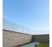 10M Cat Proof Fence Kit Garden Mesh Net Steel Brackets Screws